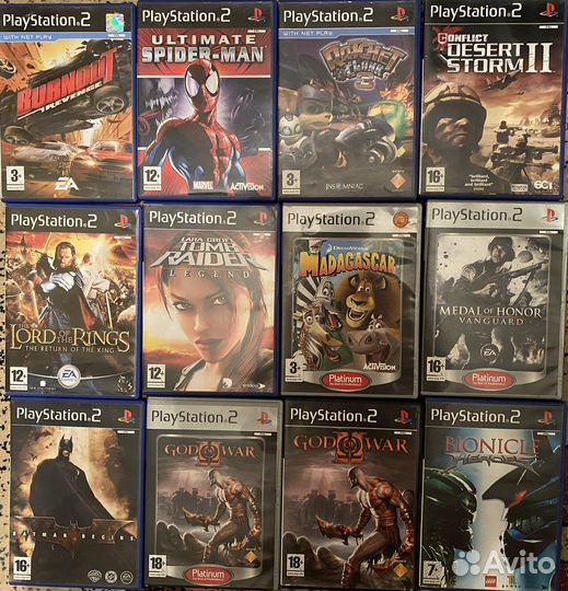 Диски игры Sony Playstation 2