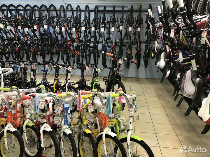 Велосипеды, самокаты, запчасти, аксессуары, ремонт