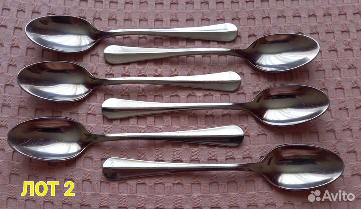 Ложки чайные из нержавейки набор