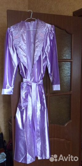 Халат атласный