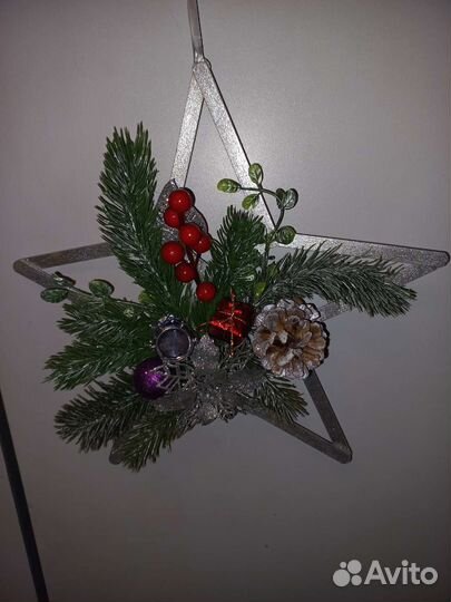 Новогодняя поделка Звезда