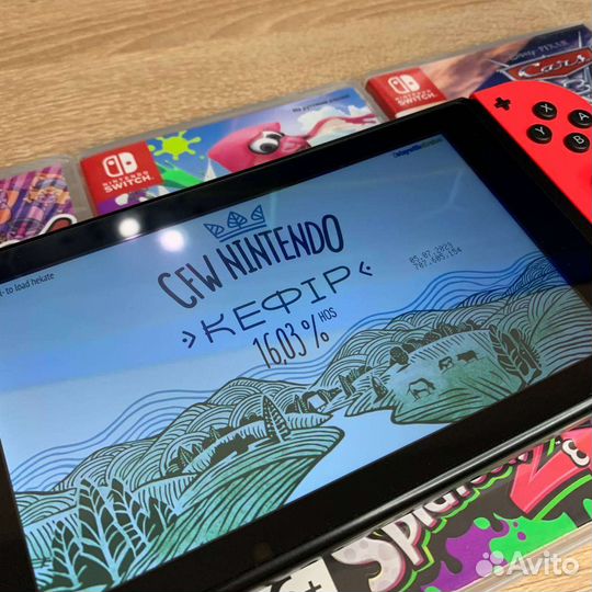 Nintendo Switch Rev.2 чип 160 гб