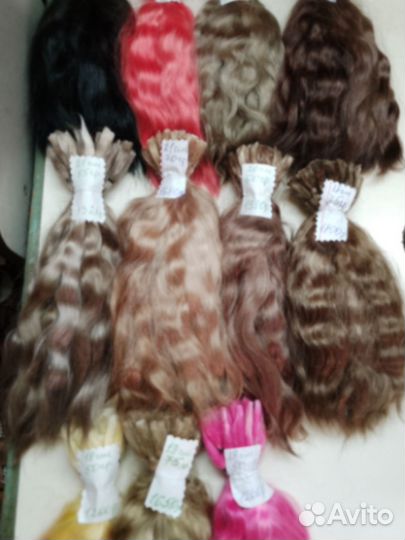 Волосы из козы для кукол