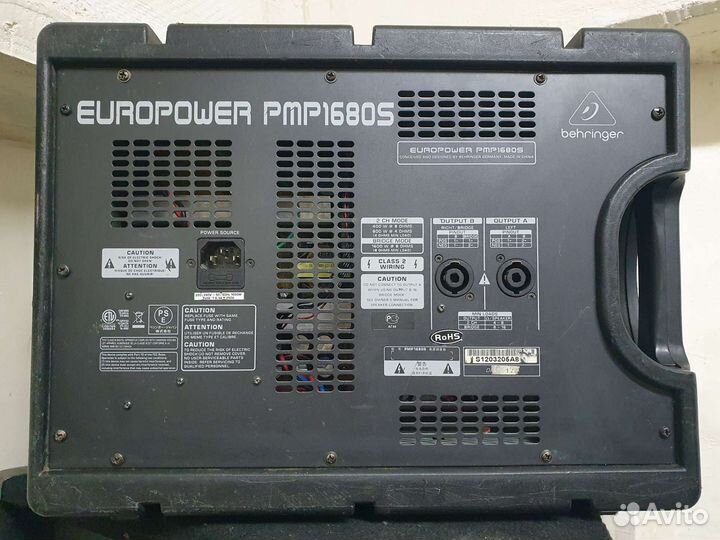 Компл. Behringer Eurolive VP 1520, Europower 1680s