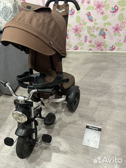 Велосипед коляска с ручкой
