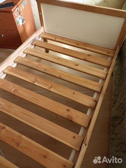 Детская кровать IKEA с матрасом Sultan lade