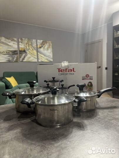 Кастрюли Tefal comfort max