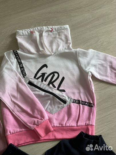 Вещи пакетом на девочку 134-140