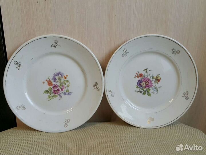 1957 год клеймо СССР тарелки ретро коллекция