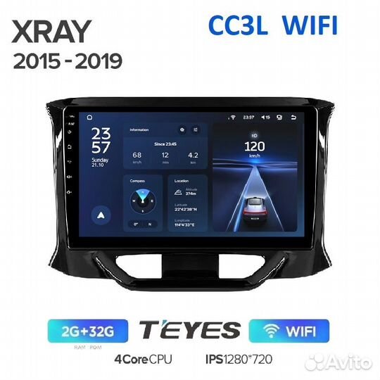 Teyes CC3L WiFi для LADA X-ray