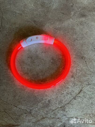 Светящийся ошейник для собак