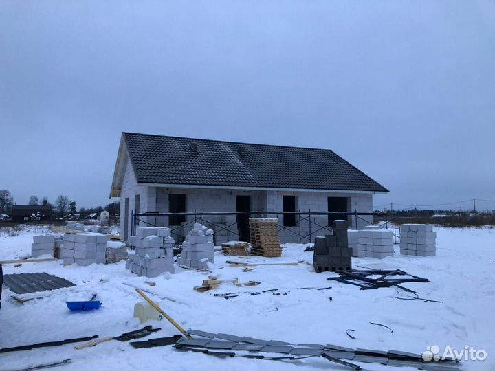 Укладка газобетона