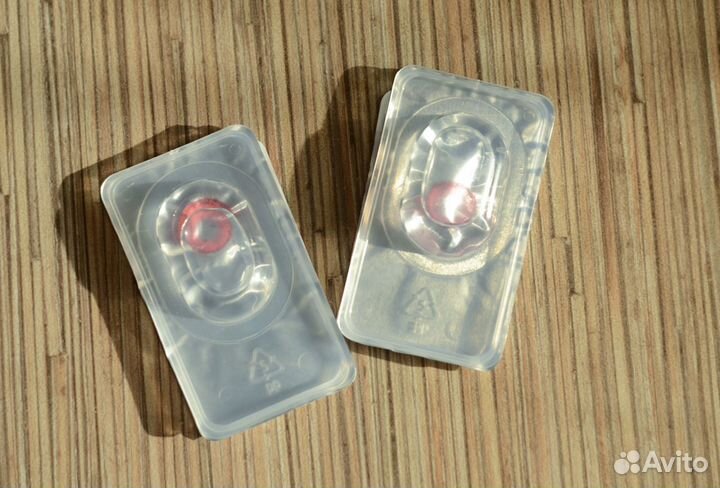 Цветные контактные линзы (красные)