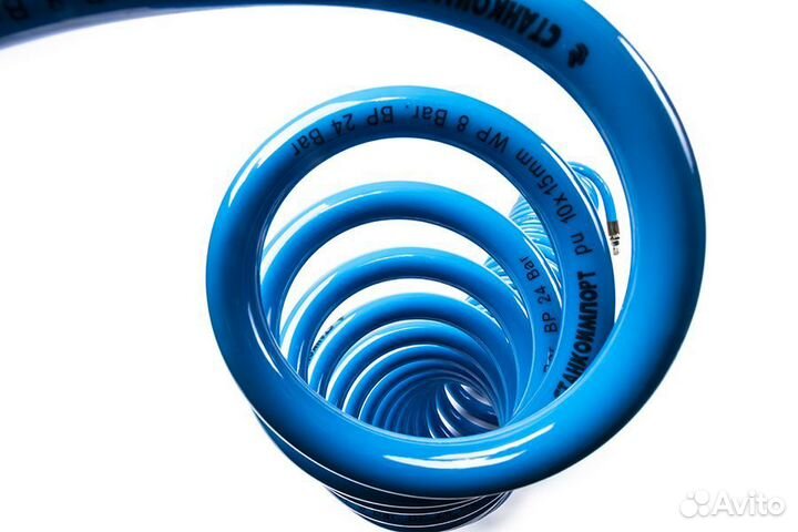 Воздушный шланг спиральный 10/15 мм 10 метров