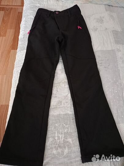 Штаны утепленные для девочки на рост 128