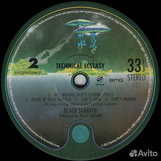 Винил Black Sabbath – Technical Ecstasy (LP+CD)