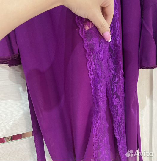 Прозрачный халат