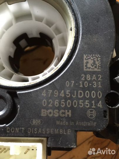 Датчик положения руля Nissan X-trail t31