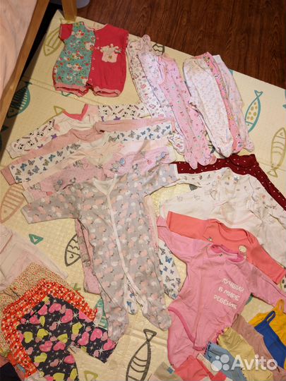 Детские вещи пакетом на девочку 74 86