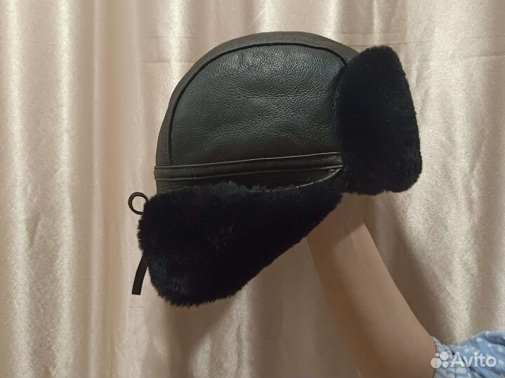 Шапка ушанка меховая мужская