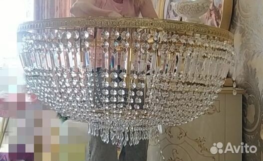 Люстра хрустальная