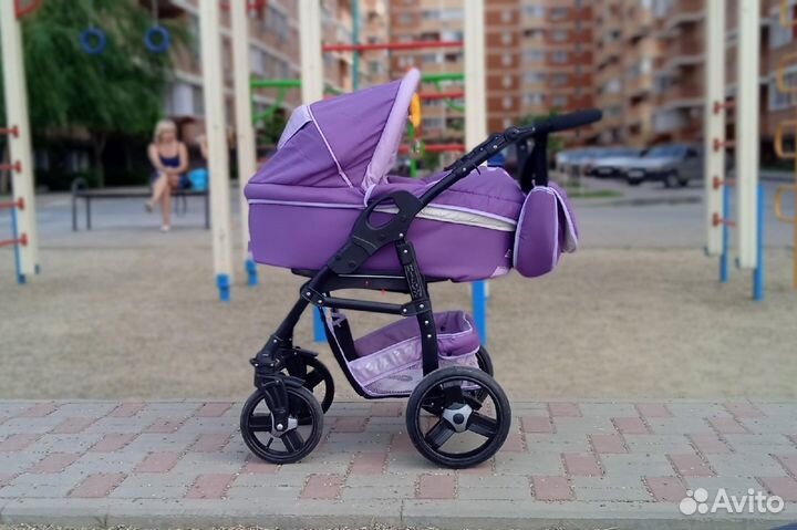 Коляска 2 в 1 люлька и прогулочная
