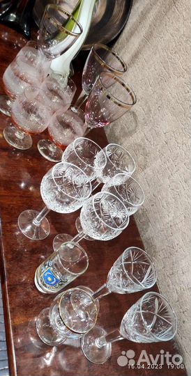 Бокалы разные