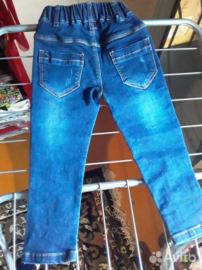 Джинсы для мальчика 98р