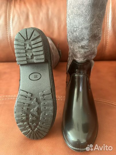 Сапоги резиновые женские утепленные