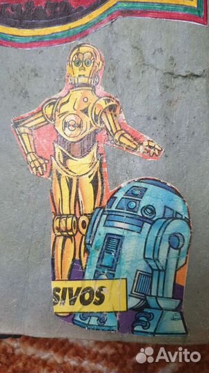 Вкладыш наклейка звёздные войны