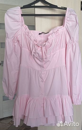 Платье летнее с открытыми плечами