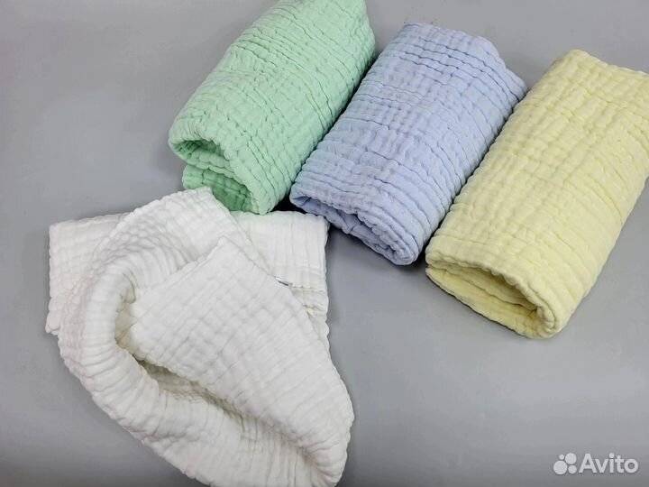 Муслиновый плед одеяло покрывало пеленка полотенце