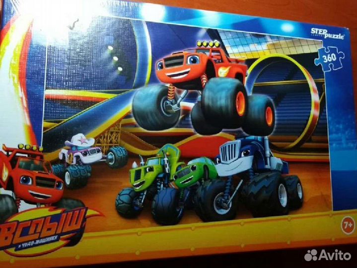 Пазлы новые - 360 деталей, 6 разных видов