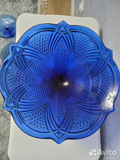 Ваза для фруктов Неман, сзо СССР винтаж