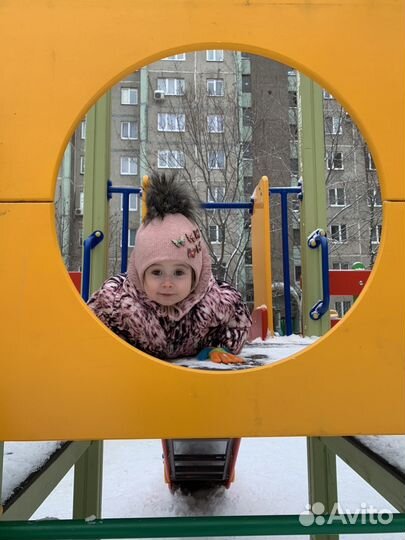 Комплект шапка, шарф зимний