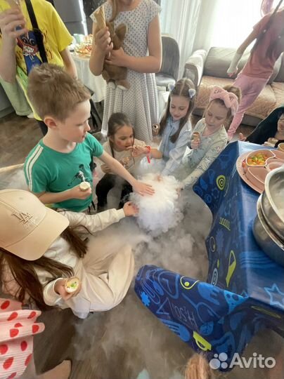 Аниматор, Азотное Крио мороженое, Мастер-классы