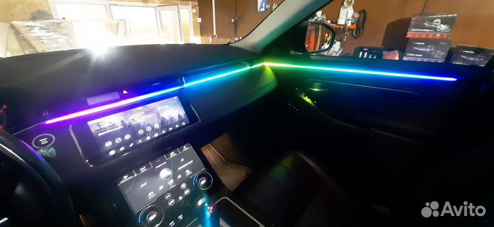 Подсветка салона любого авто. Led Ambient light