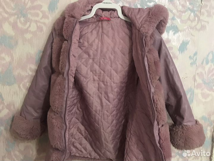 Шубка для девочки 140