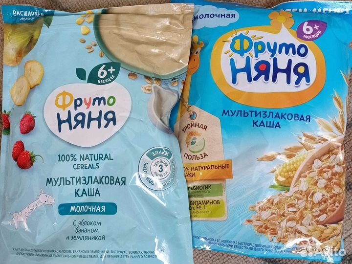 Детские каши молочные и безмолочные