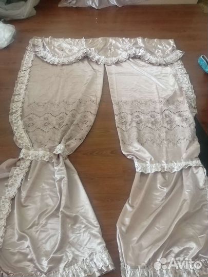 Комплект Покрывало, наволочки, шторы