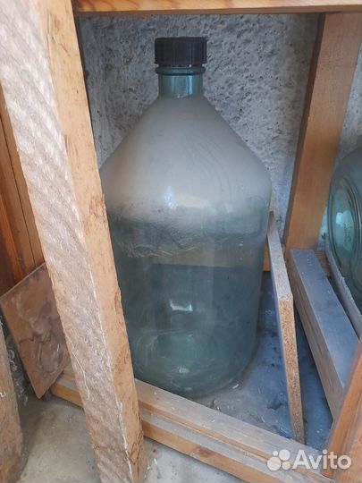 Бутыль стеклянная 50 литров