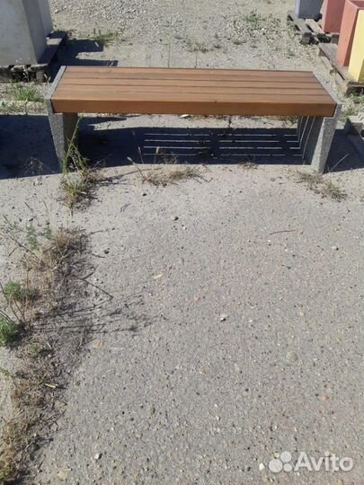 Скамейка парковая бетонная