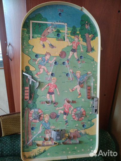 Детский настольный бильярд Футбол, СССР