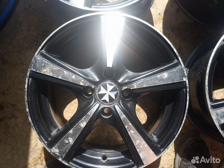 Литье диски r15 4x100 на hyundai solaris