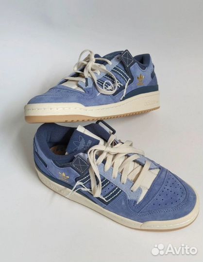 Adidas Forum 84 Low Blue Jeans