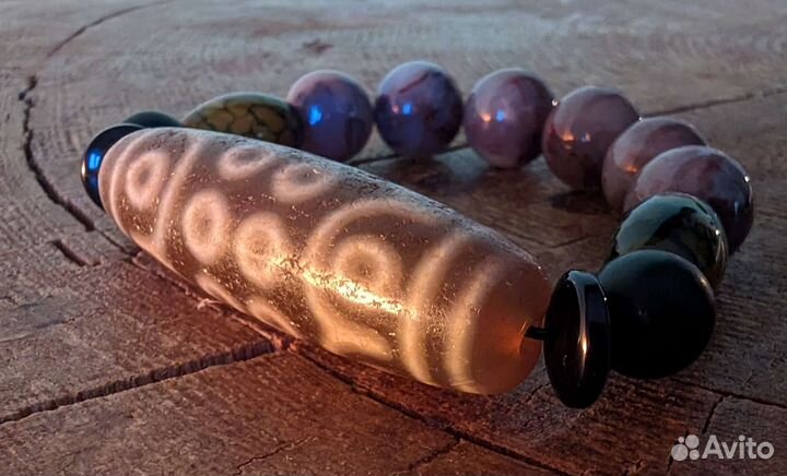 Бусина Дзи старая 18 Глаз