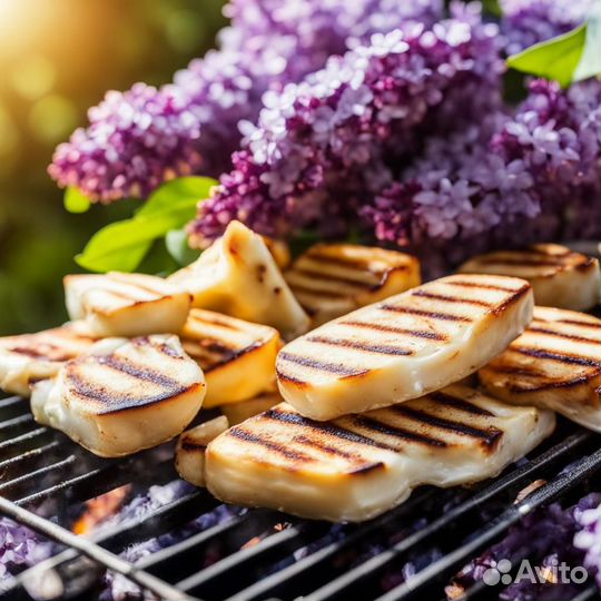 Домашний сыр Халлуми для жарки на гриле