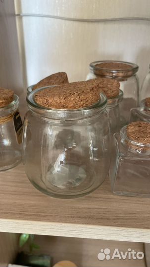 Баночки для хранения стекло