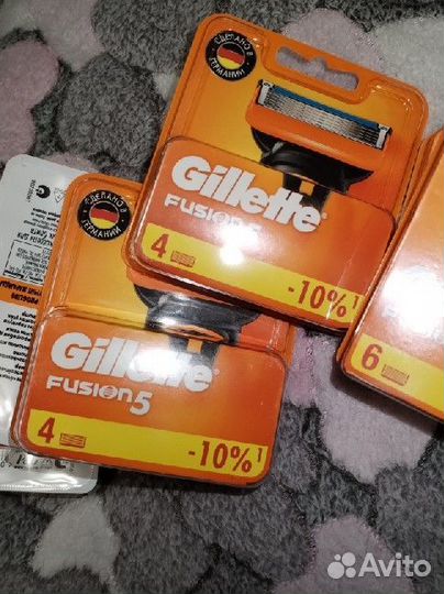 Сменные кассеты gillette fusion