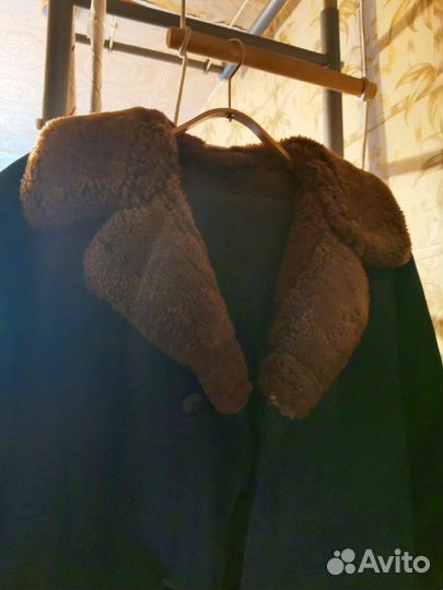 Пальто зимнее мужское с мехом